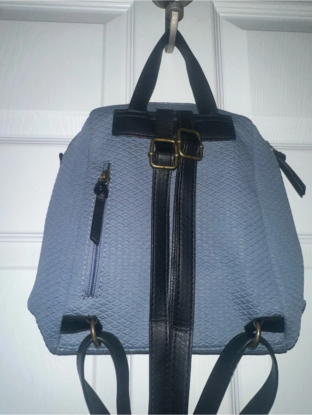 The Sak Quilted Mini Backpack - Light Blue